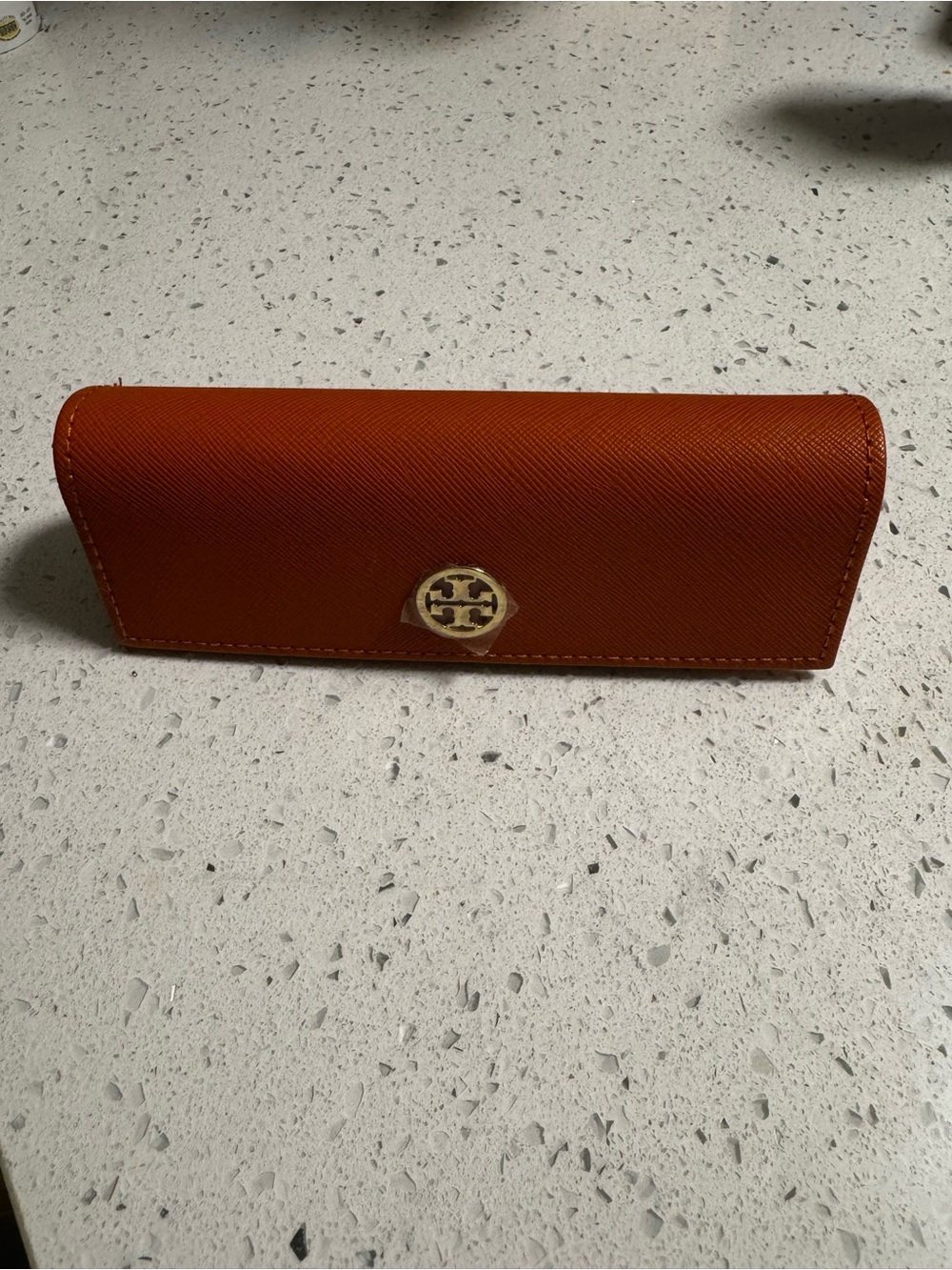Tory Burch Women's Eyeglass Case in Burnt Orange